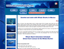 Tablet Screenshot of cancunwhaleshark.com